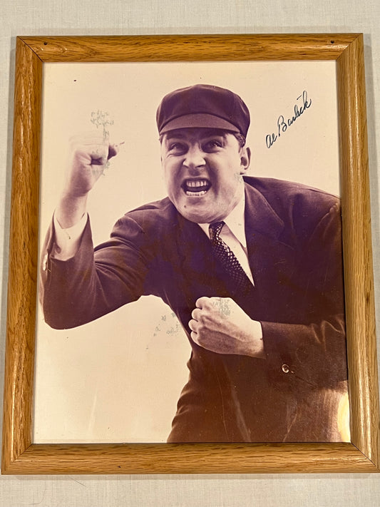 Al Barlick HOF Umpire Signed Photo
