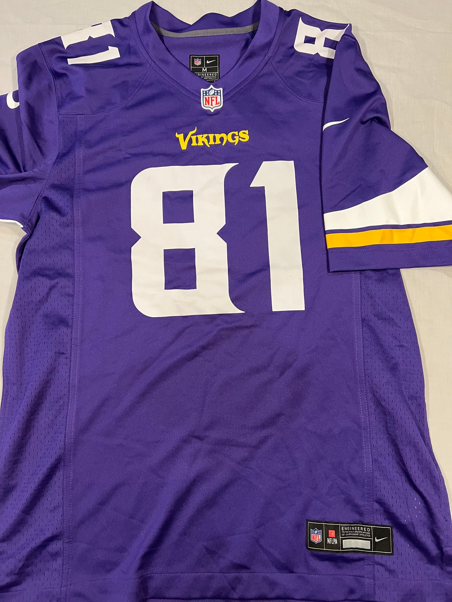 Minnesota Vikings Purple Samuelson Jersey Mens M
