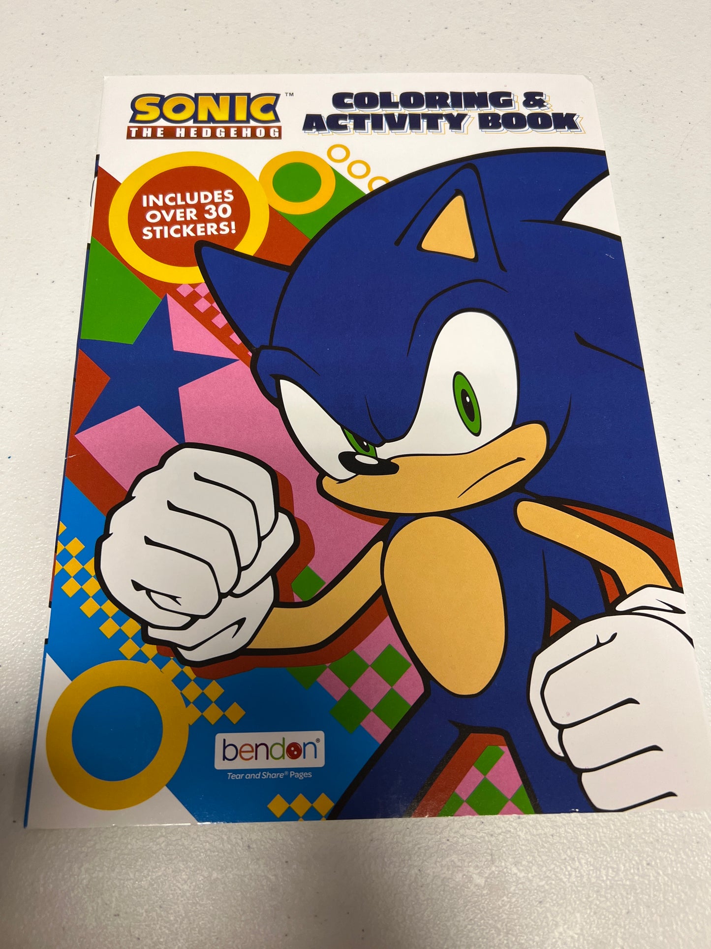 Sonic the Hedgehog Coloring and Activity Book