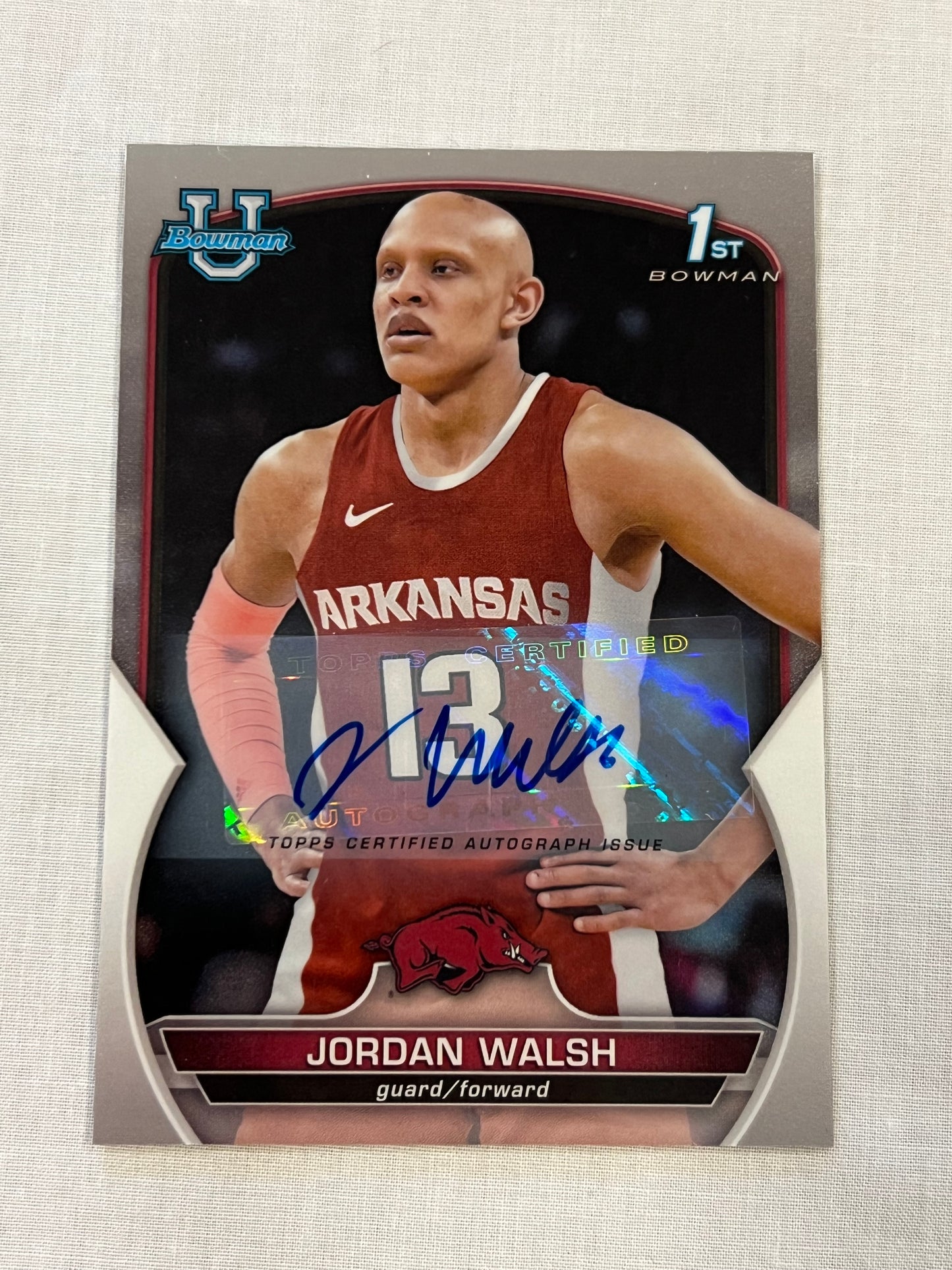 Jordan Walsh 1st Bowman Auto