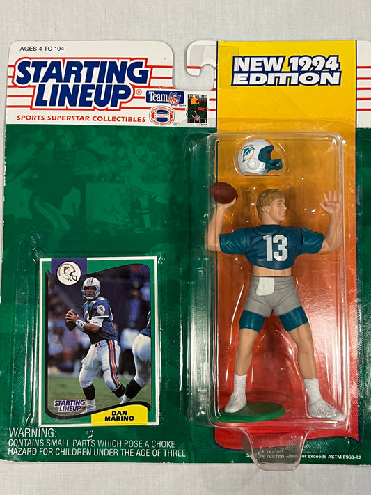 Dan Marino Miami Dolphins 1994 Starting Lineup w/card