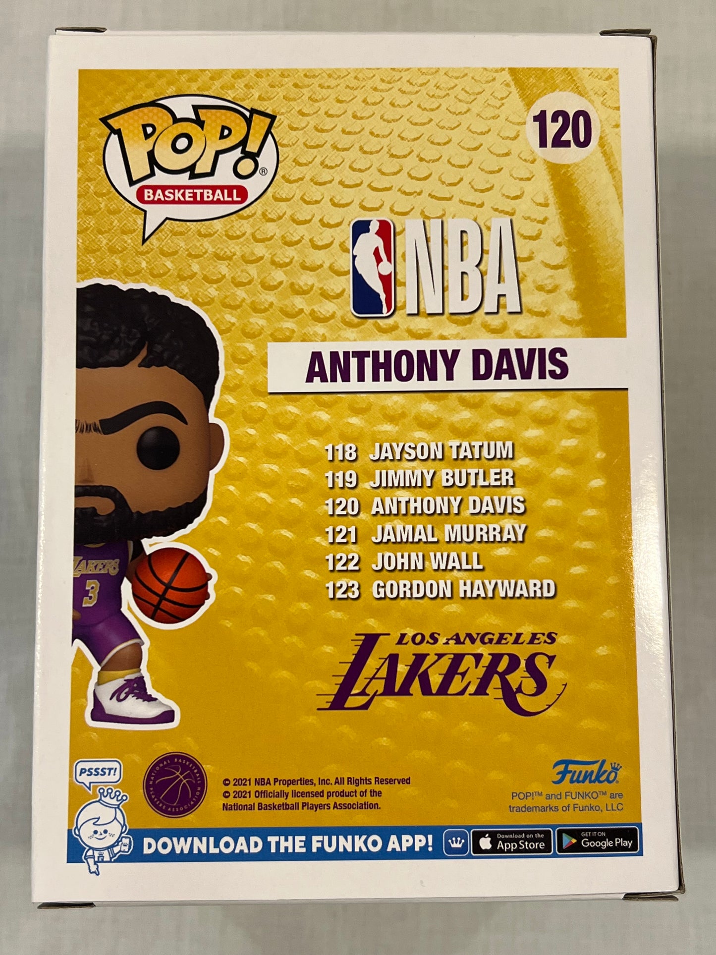 Anthony Davis Purple Lakers Jersey
