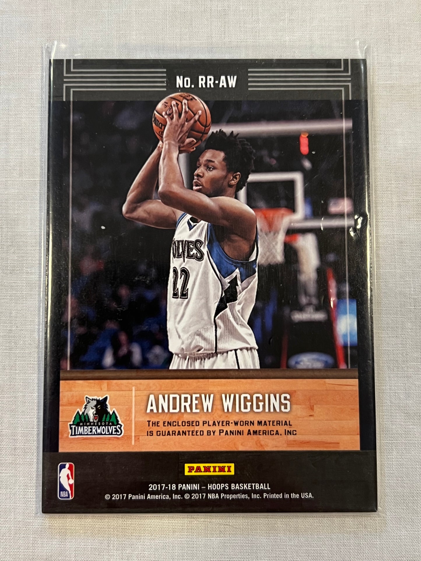 Andrew Wiggins Rookie Remembrance Patch
