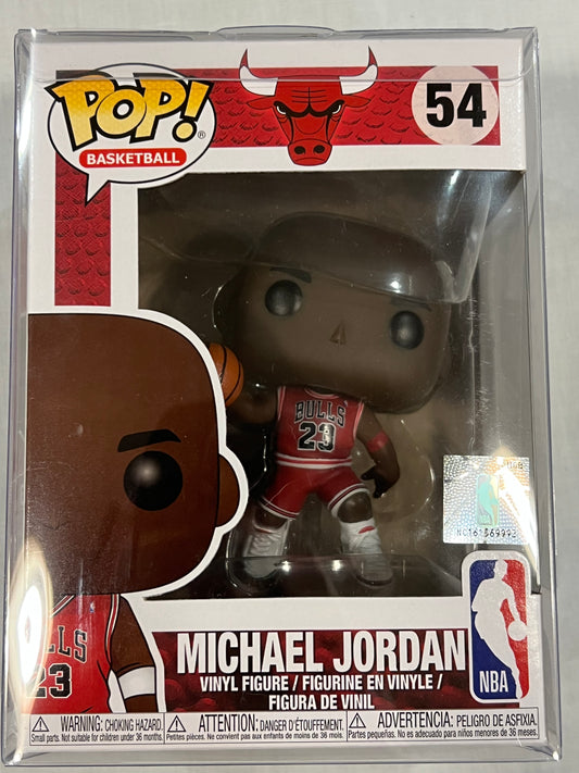 Michael Jordan Red Bulls Jersey w/ protective case