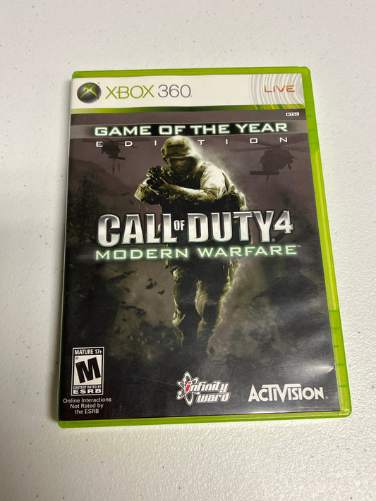Call of Duty 4 Modern Warfare XBOX 360