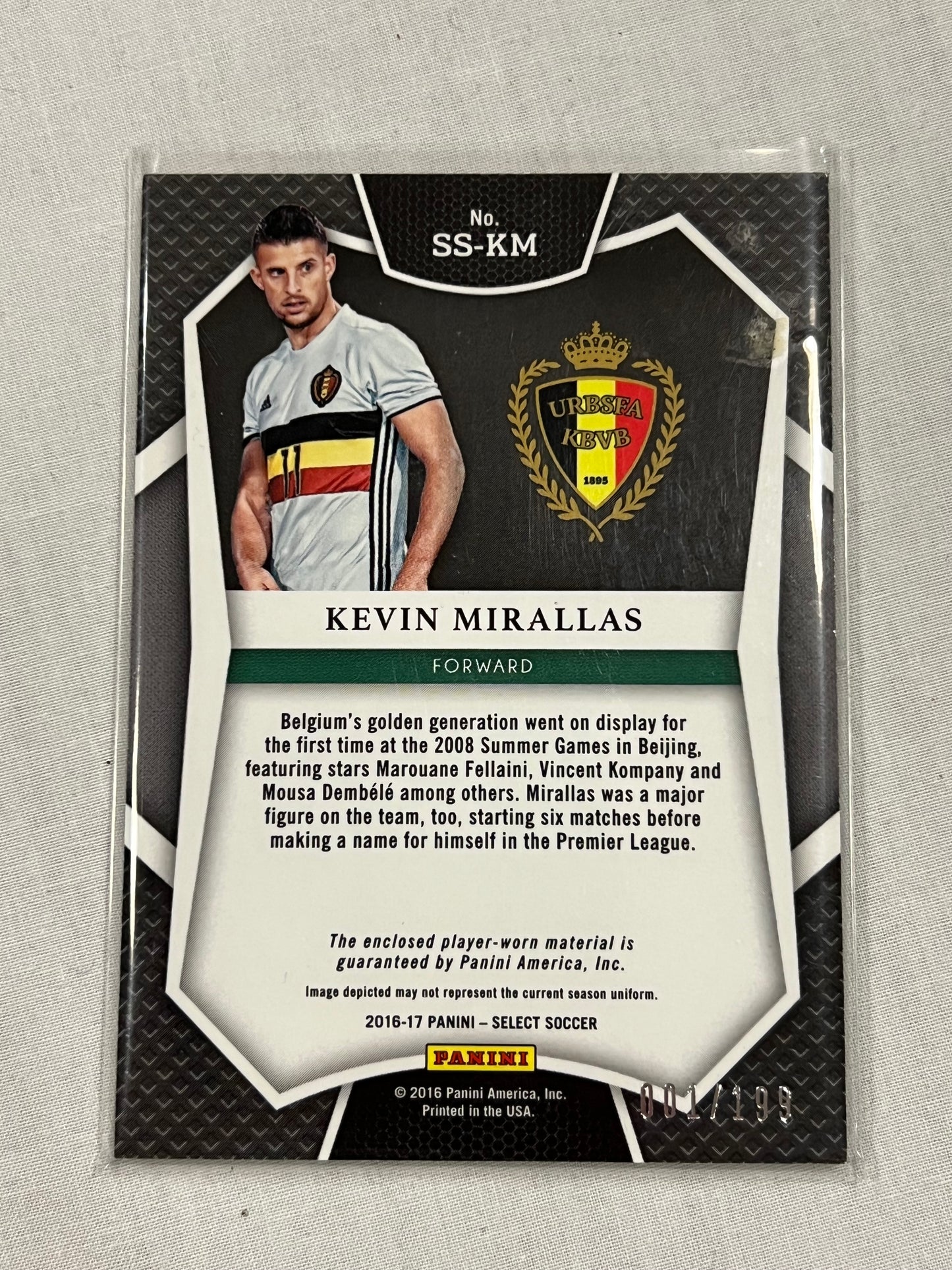 Kevin Mirallas Belgium Patch /199