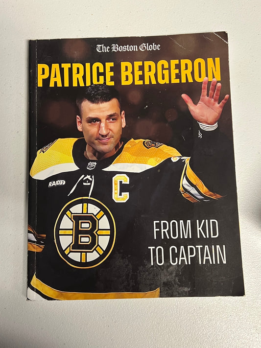 Patrice Bergeron Boston Bruins Book