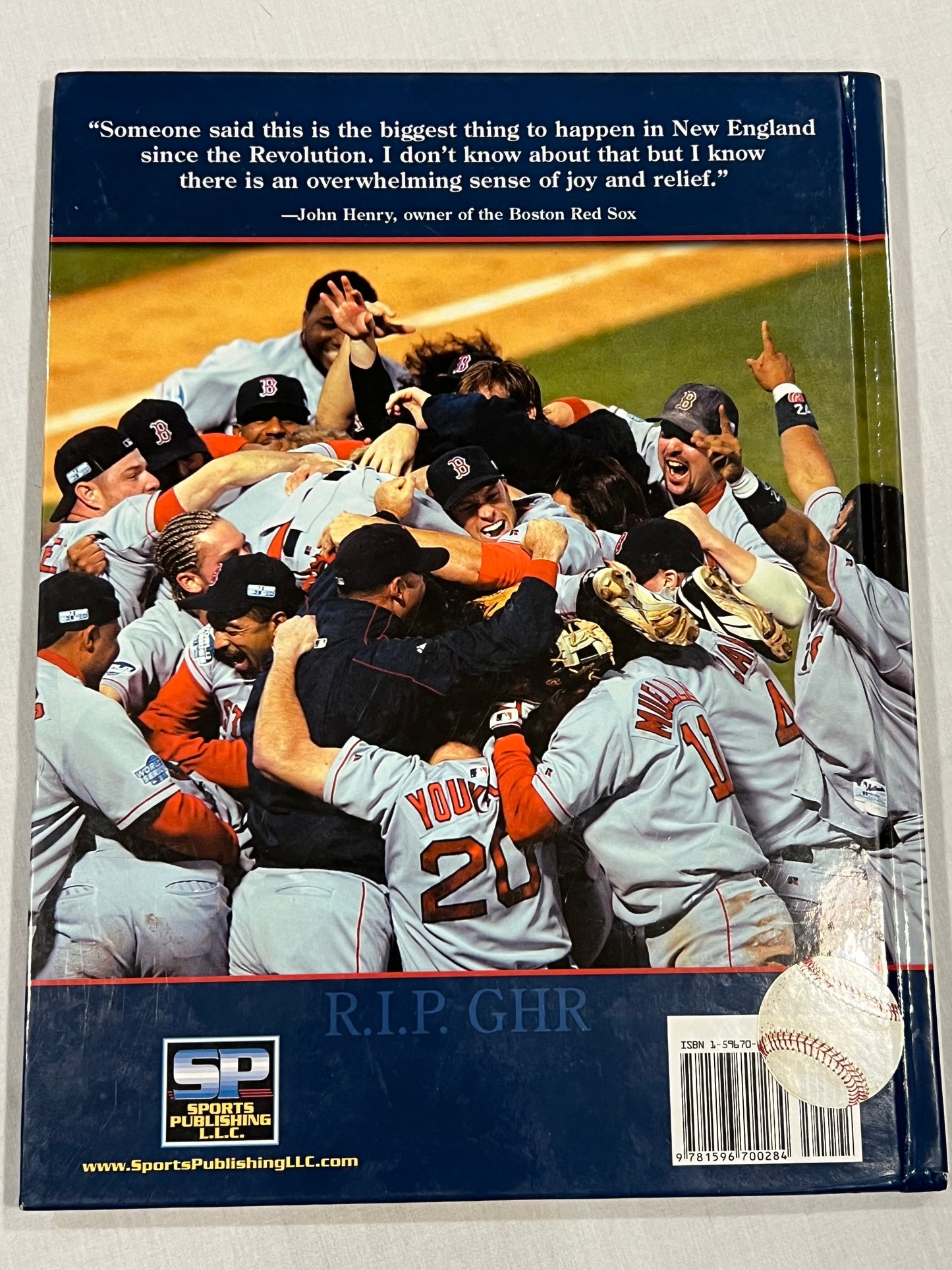 Boston Red Sox 2004 World Series Champs Hardcover
