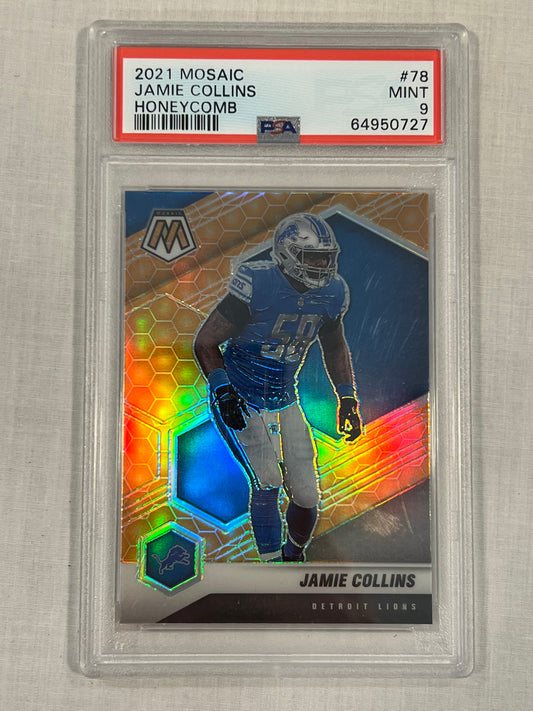 Jamie Collins PSA 9 Honeycomb