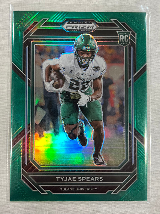 Tyjae Spears Green Prizm Rookie