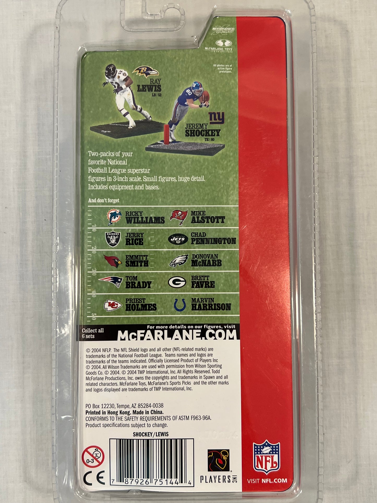 Ray Lewis & Jeremy Shockey Figures