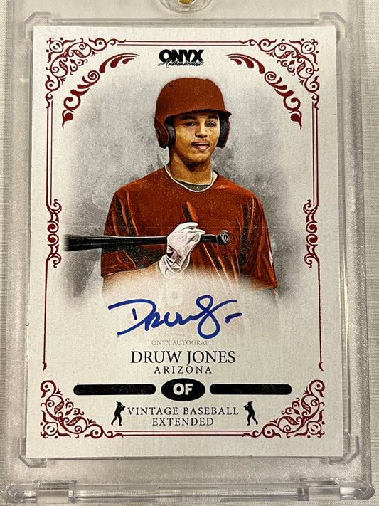 Druw Jones Rookie Auto