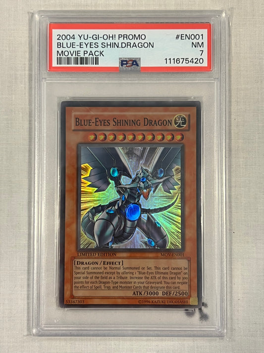 Blue Eyes Shining Dragon PSA 7