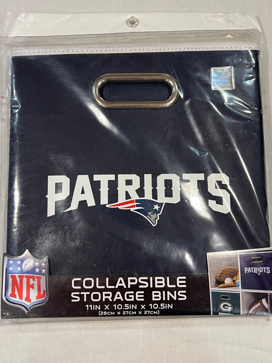 New England Patriots Storage Bin
