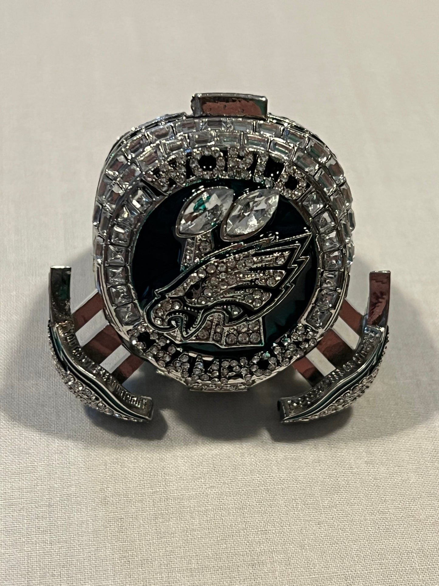 Jalen Hurts Philadelphia Eagles MVP Super Bowl LIX Champions Replica Ring