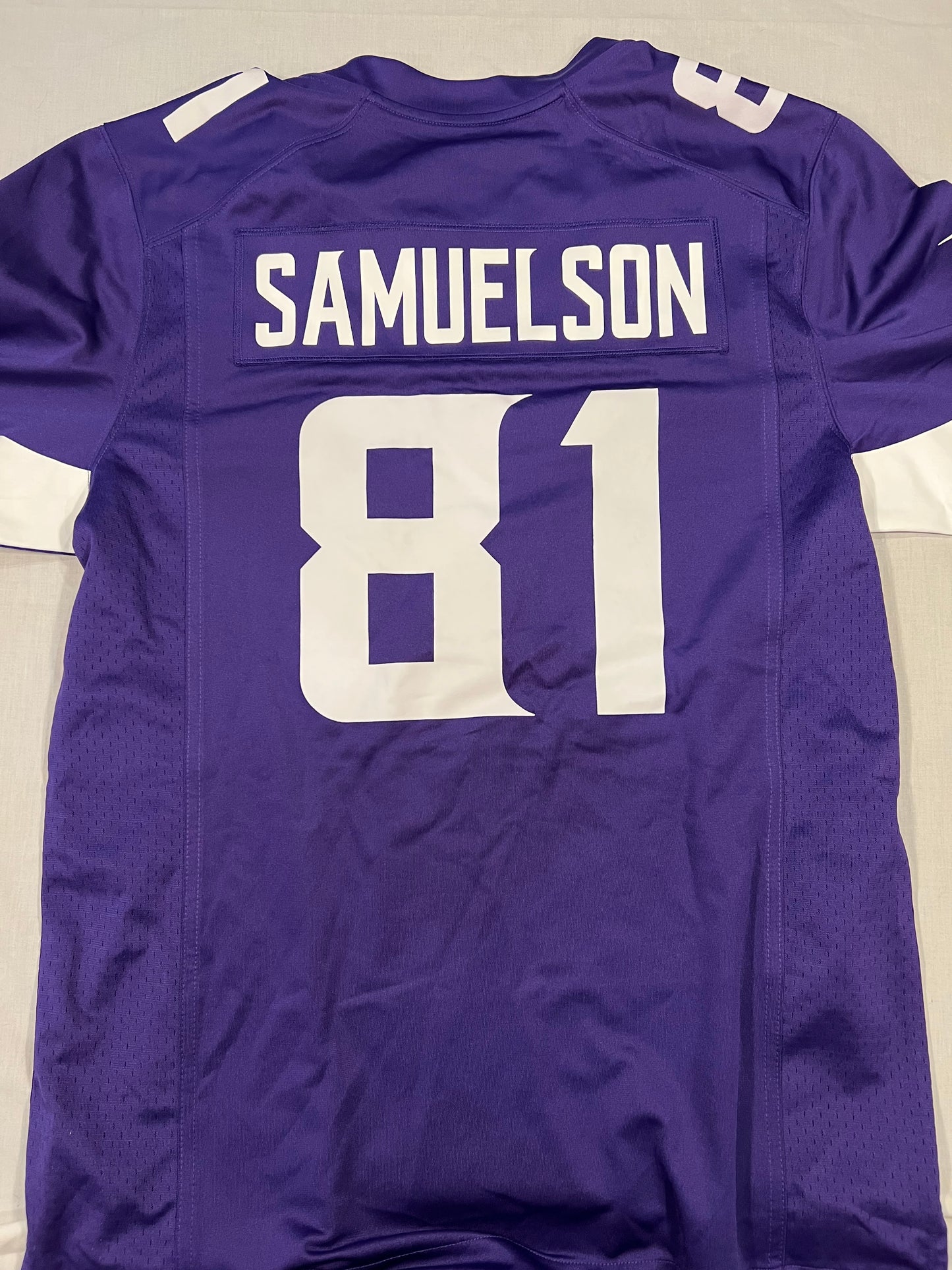 Minnesota Vikings Purple Samuelson Jersey Mens M