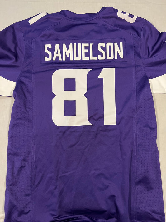 Minnesota Vikings Purple Samuelson Jersey Mens M