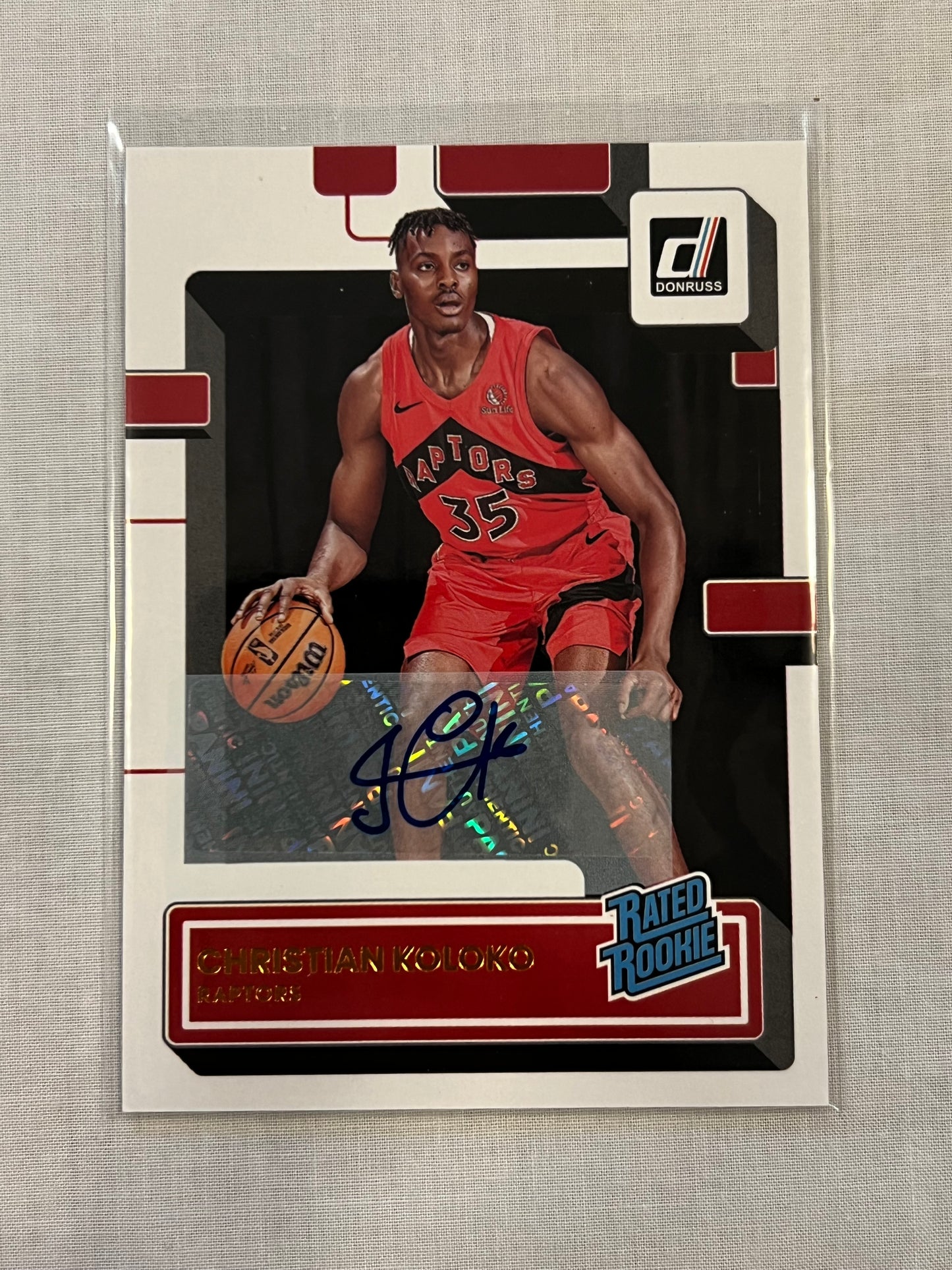 Christian Koloko Rated Rookie Auto