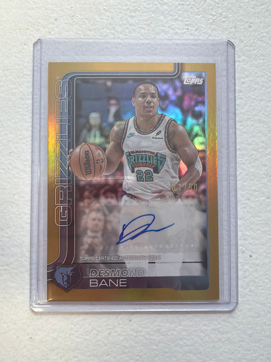 Desmond Bane Topps Auto 1/50