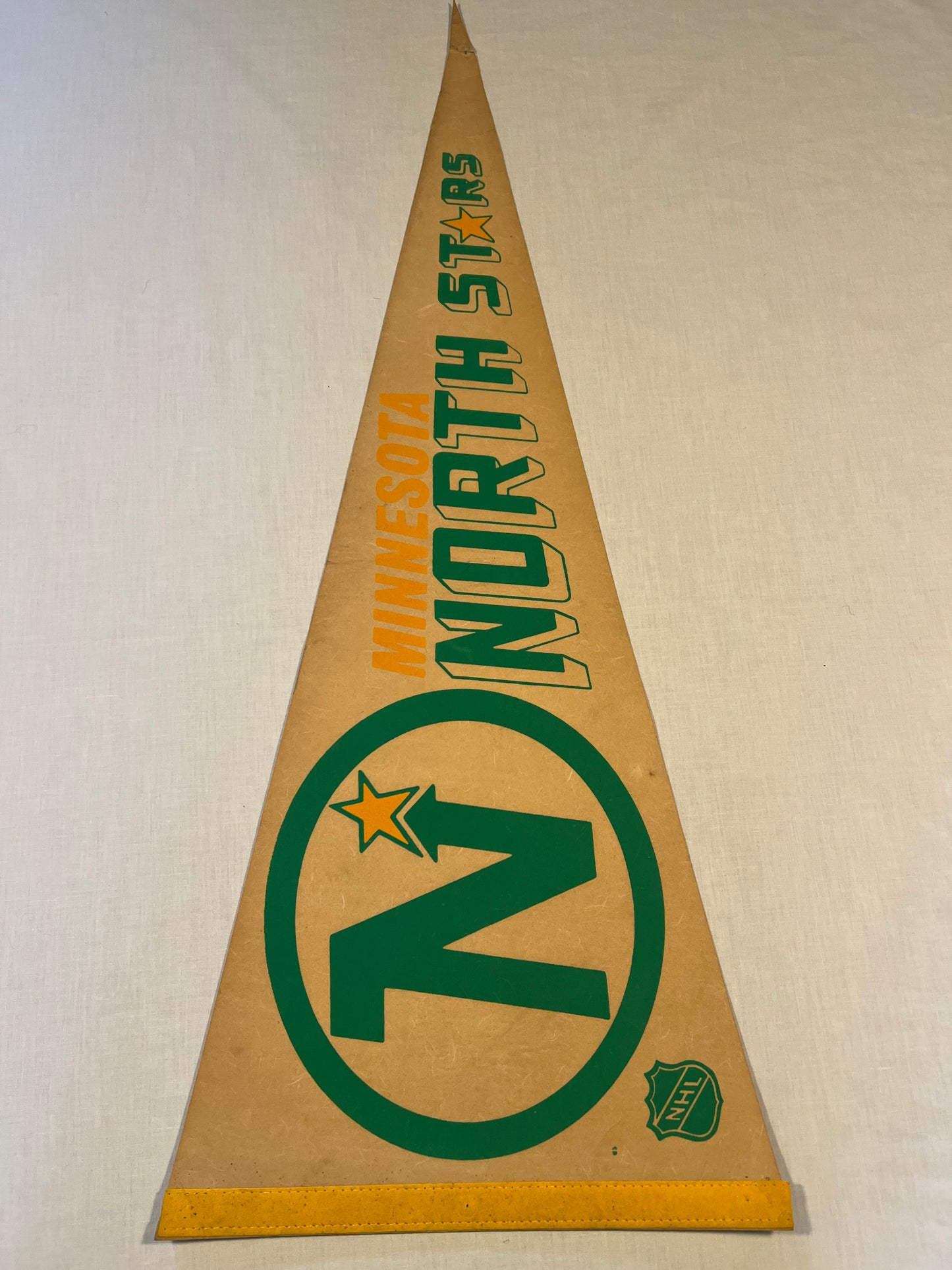 Minnesota North Star Team Defunct Logo Vintage Pennant