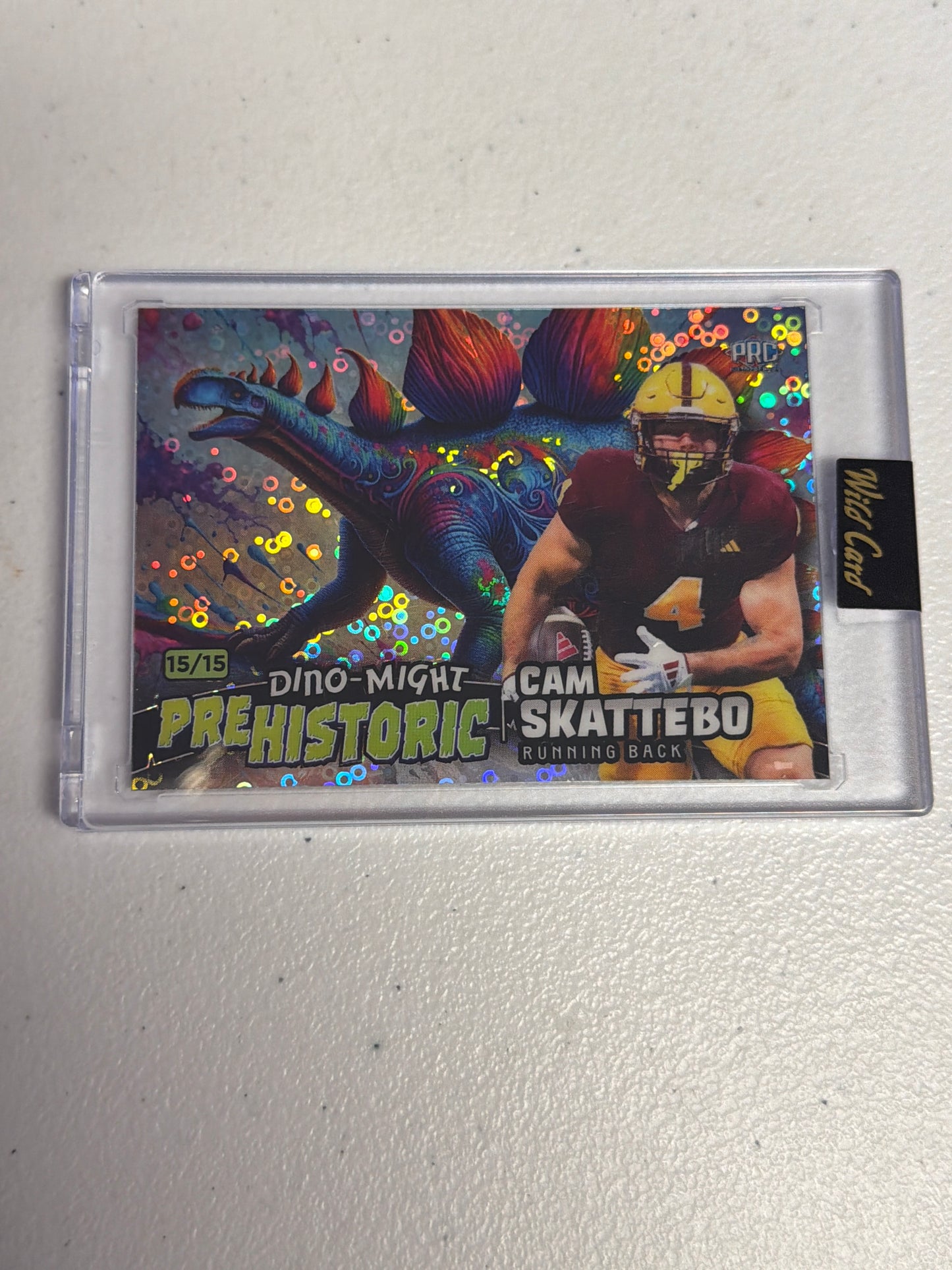 Cam Skattebo 15/15 Dino Might Rookie