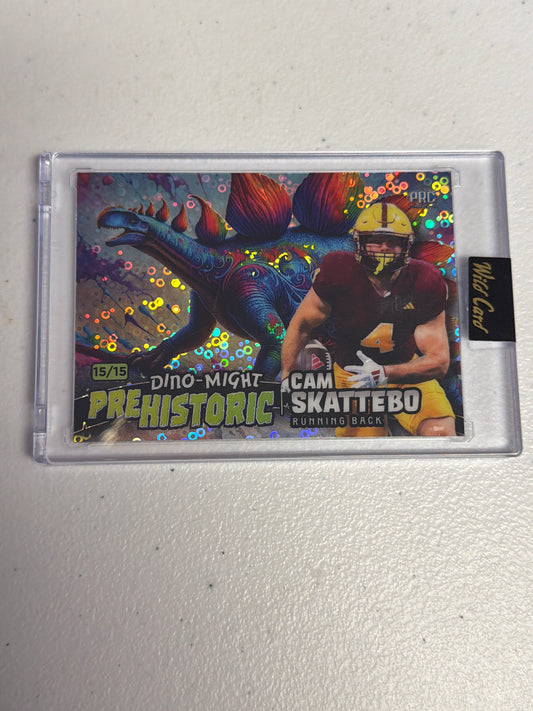 Cam Skattebo 15/15 Dino Might Rookie