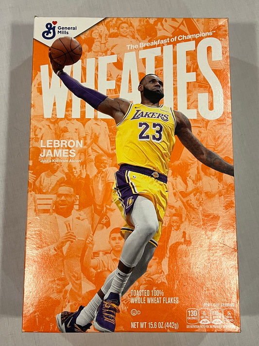 Lebron James Wheaties Box