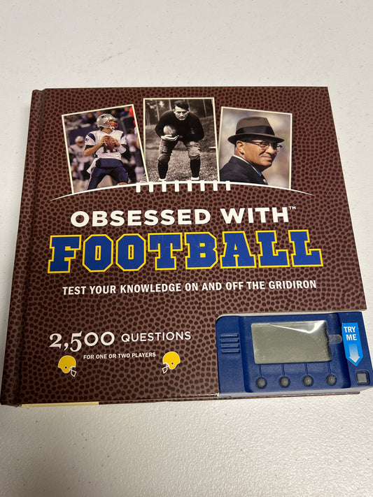 Obsessed with Football Hardcover Trivia Book