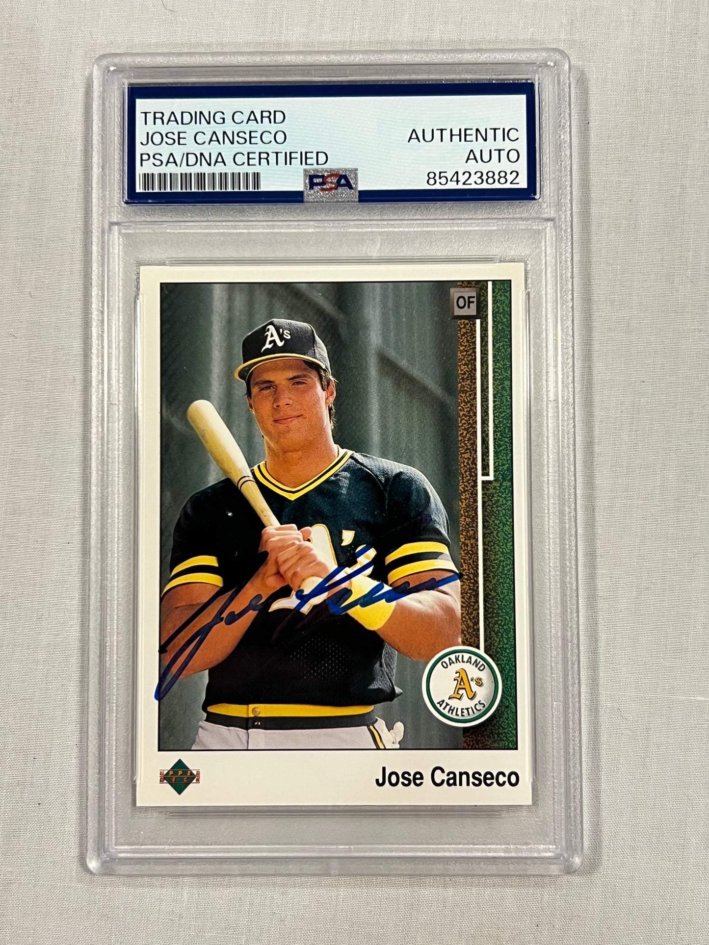 Jose Canseco PSA Certified Authentic Auto