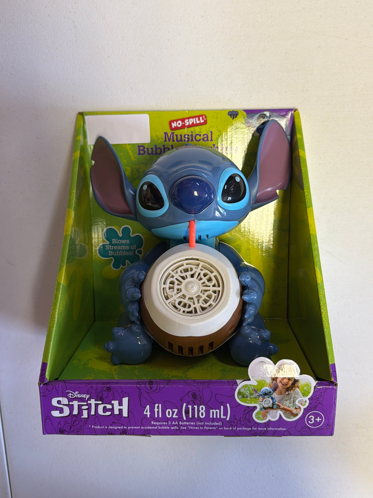Stitch Musical Bubble Machine