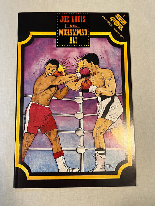 Ali vs. Louis 1993 Paper Cinema Comic