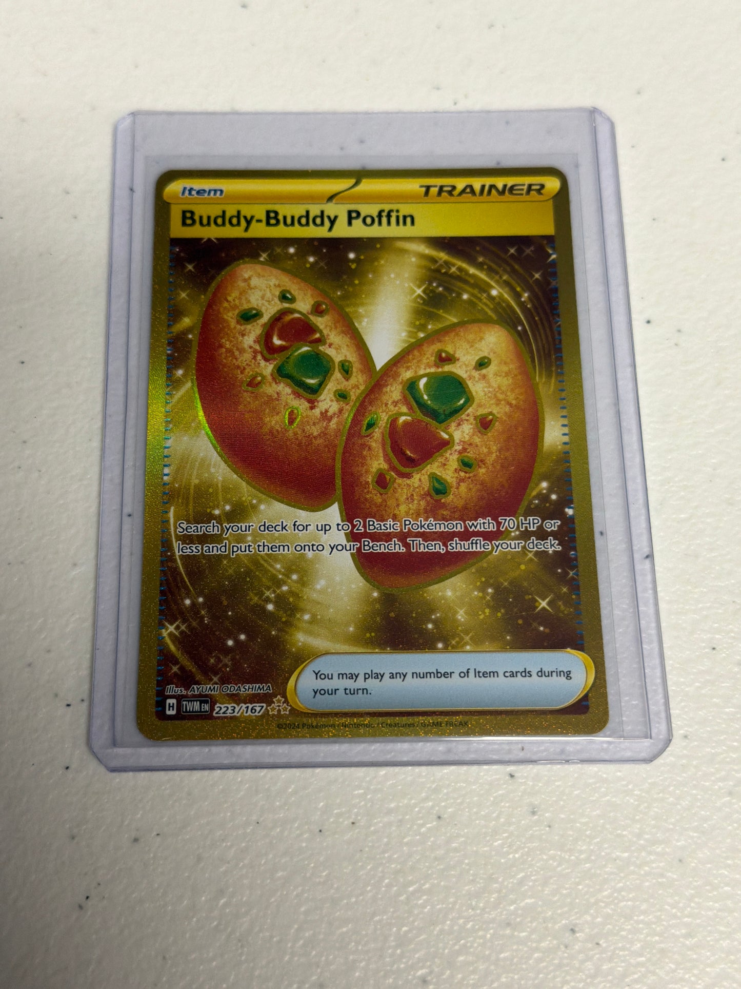 Buddy-Buddy Poffin Gold