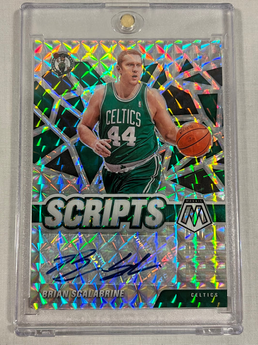 Brian Scalabrine Mosaic Scripts Auto