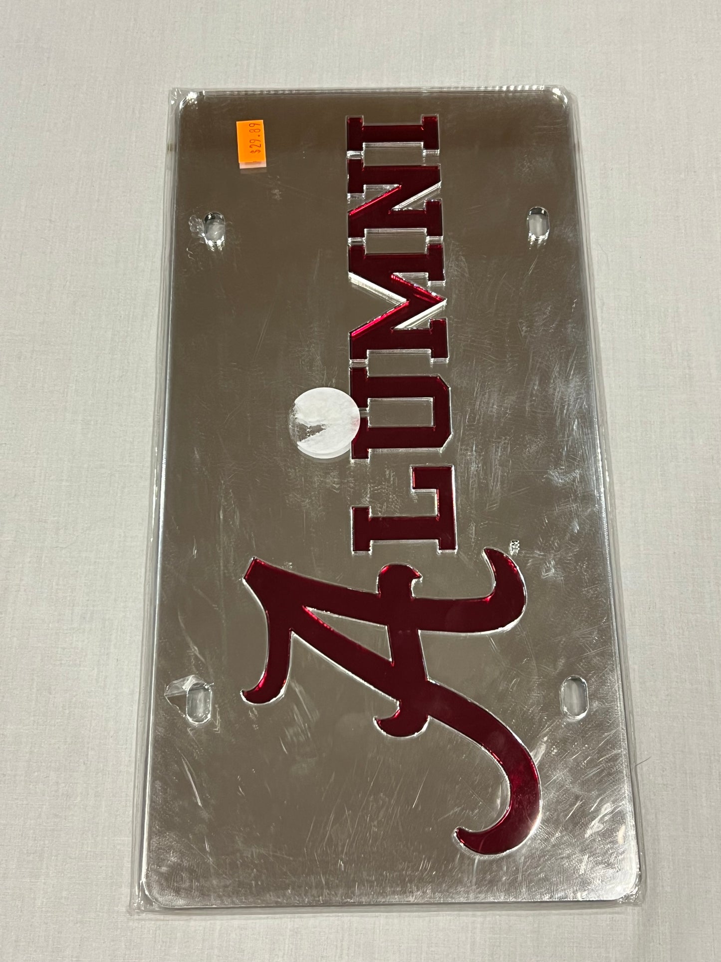 Alabama Silver Alumni Plate