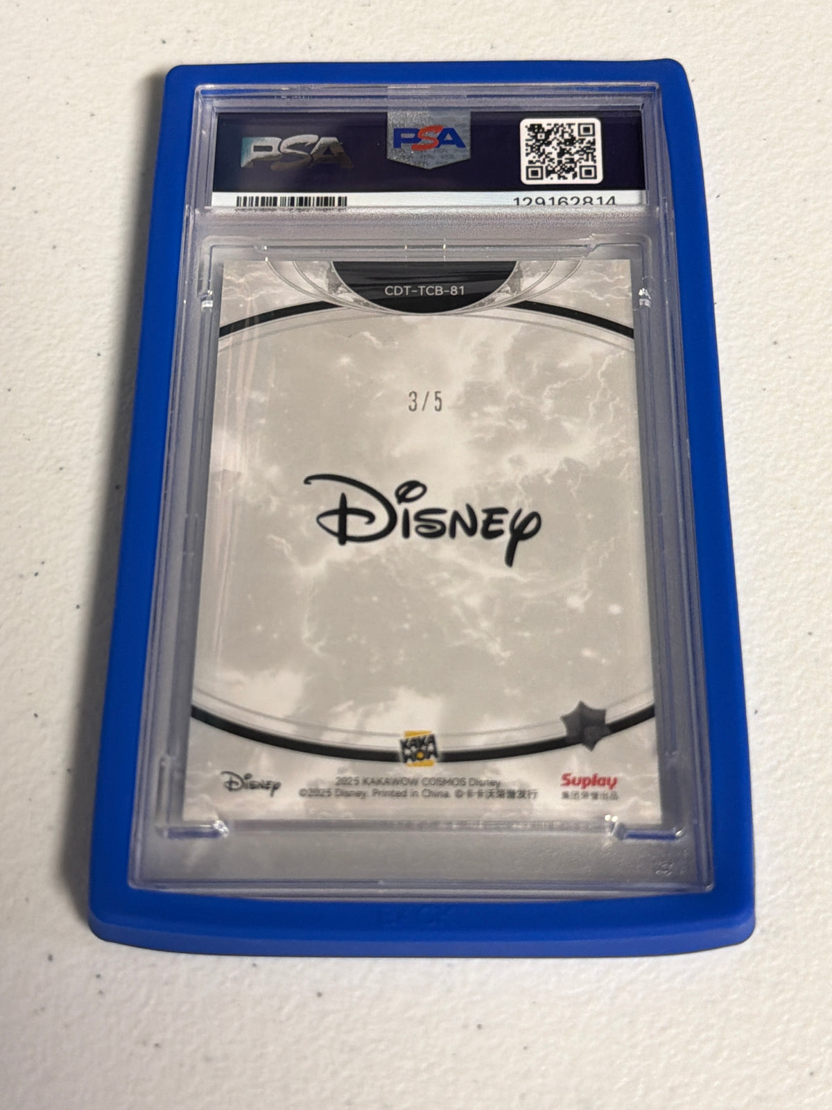 Minnie Mouse Cosmos Blue Gold /5 PSA 10