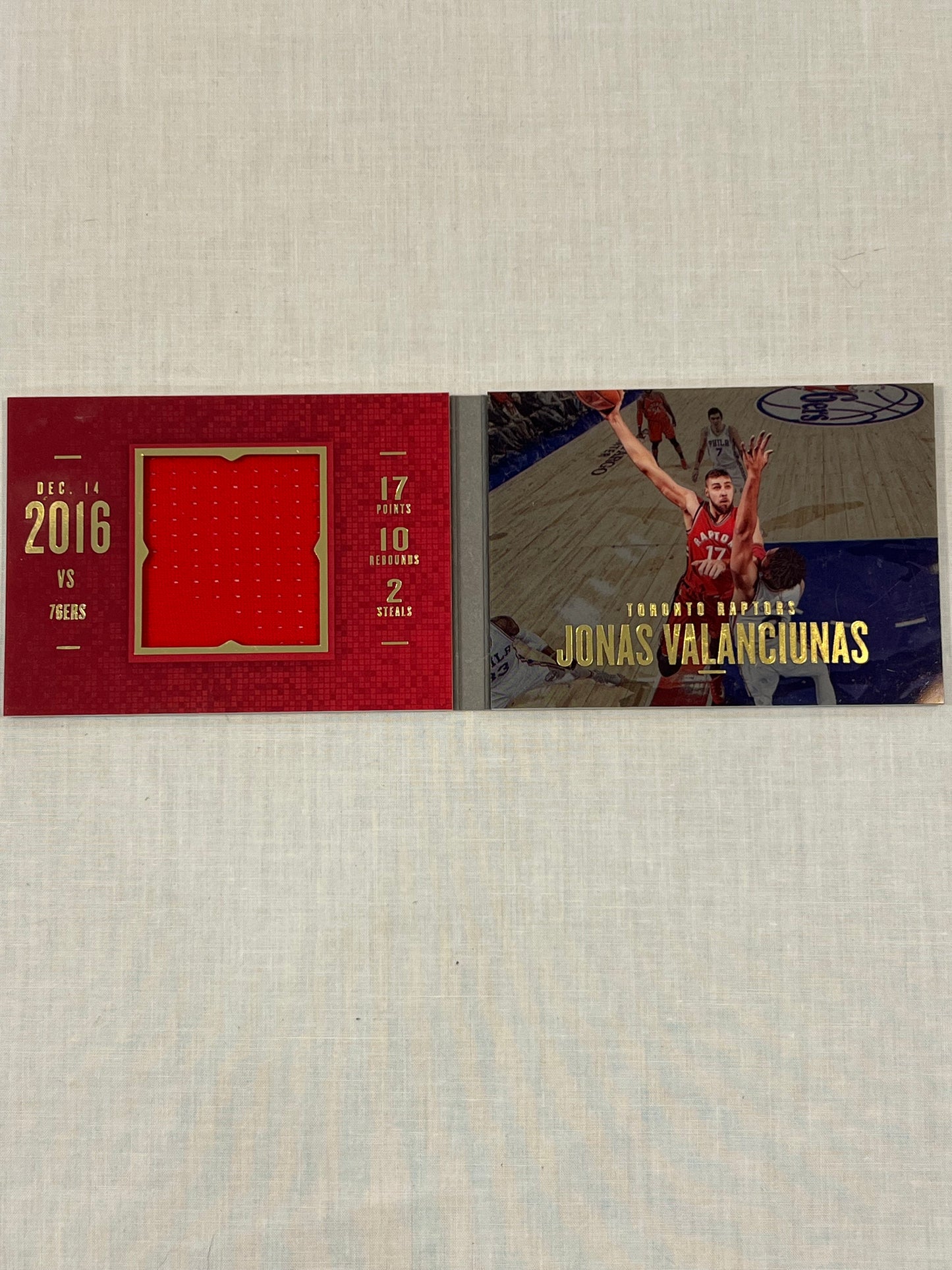 Jonas Valanciunas Stat Line Booklet /149
