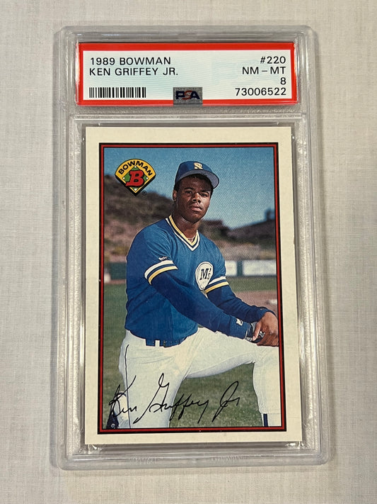 Ken Griffey Jr PSA 8 Bowman RC