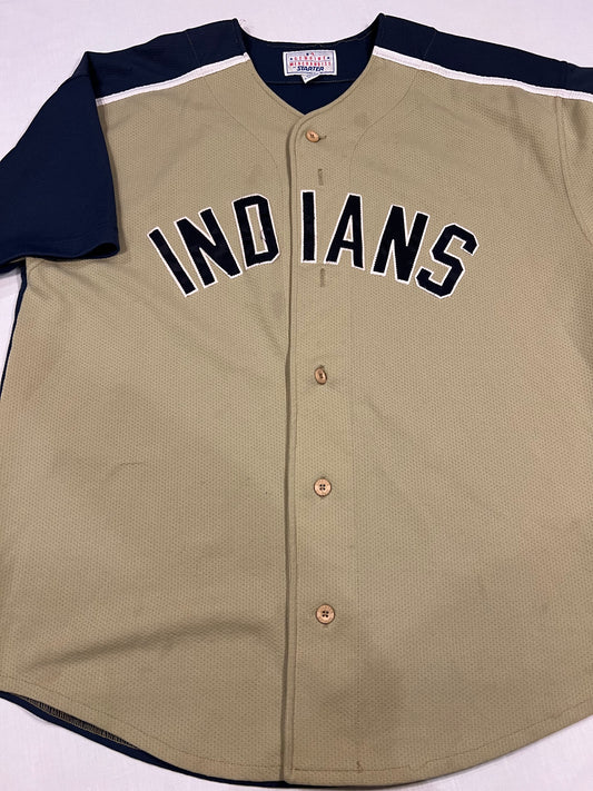 Cleveland Indians Vintage MLB Genuine Mens XL