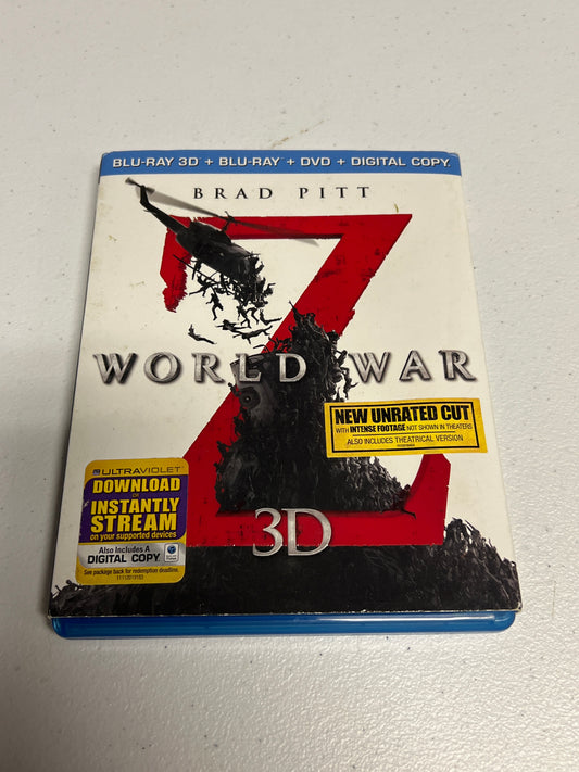 World War Z Blu-Ray 3D