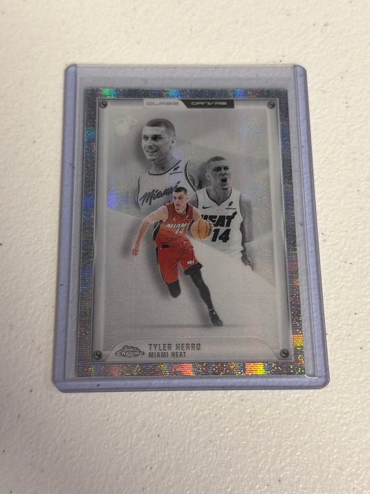 Tyler Herro Glass Canvas Case Hit