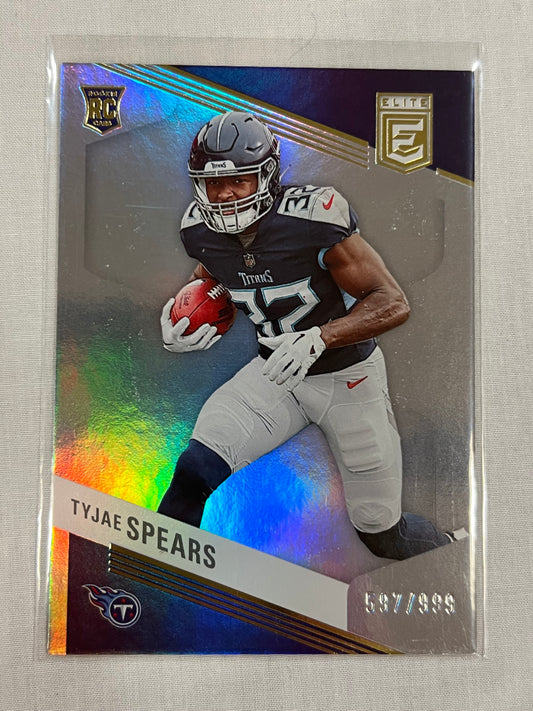 Tyjae Spears Elite Silver Rookie /999