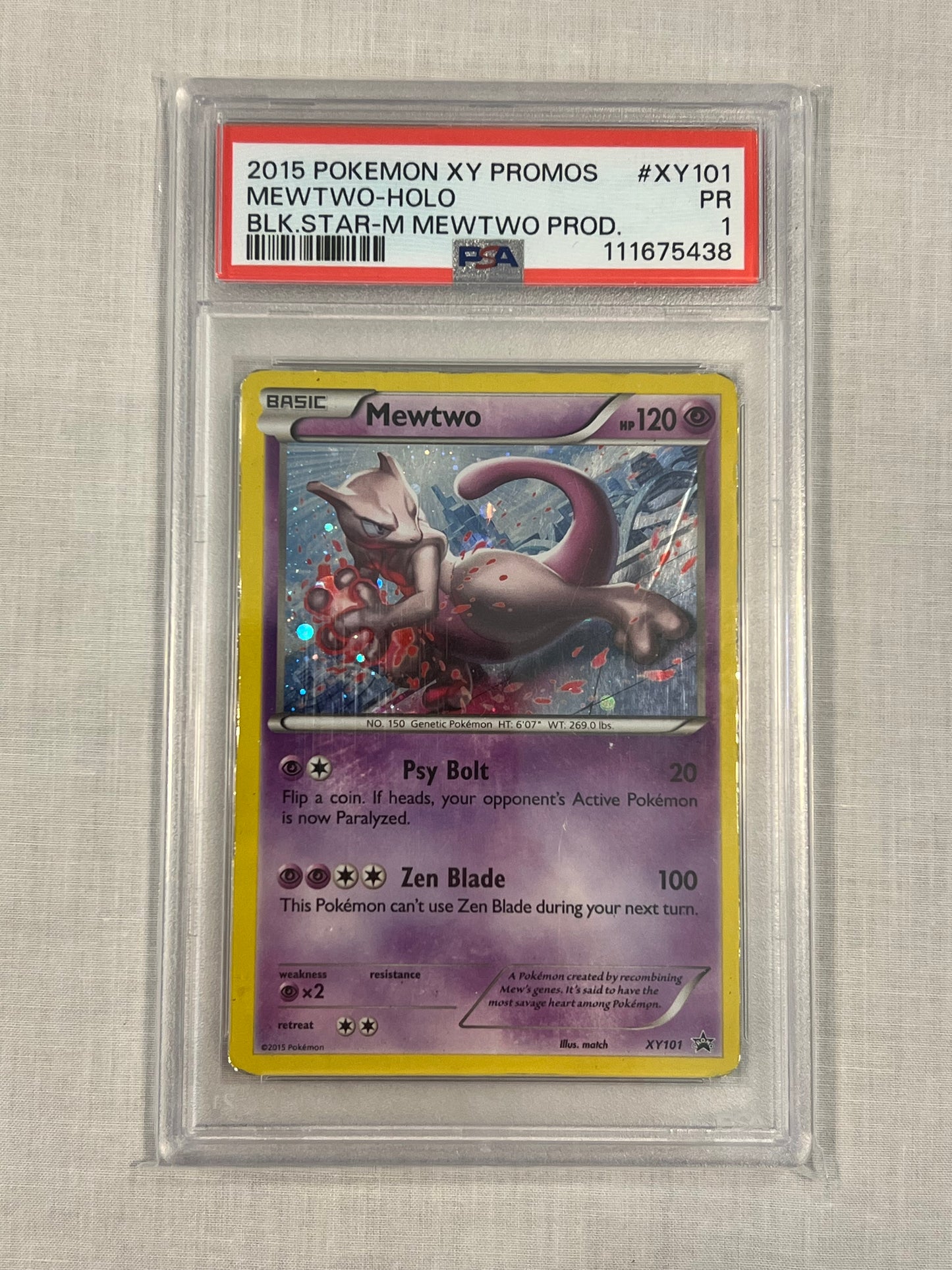 Mewtwo PSA 1