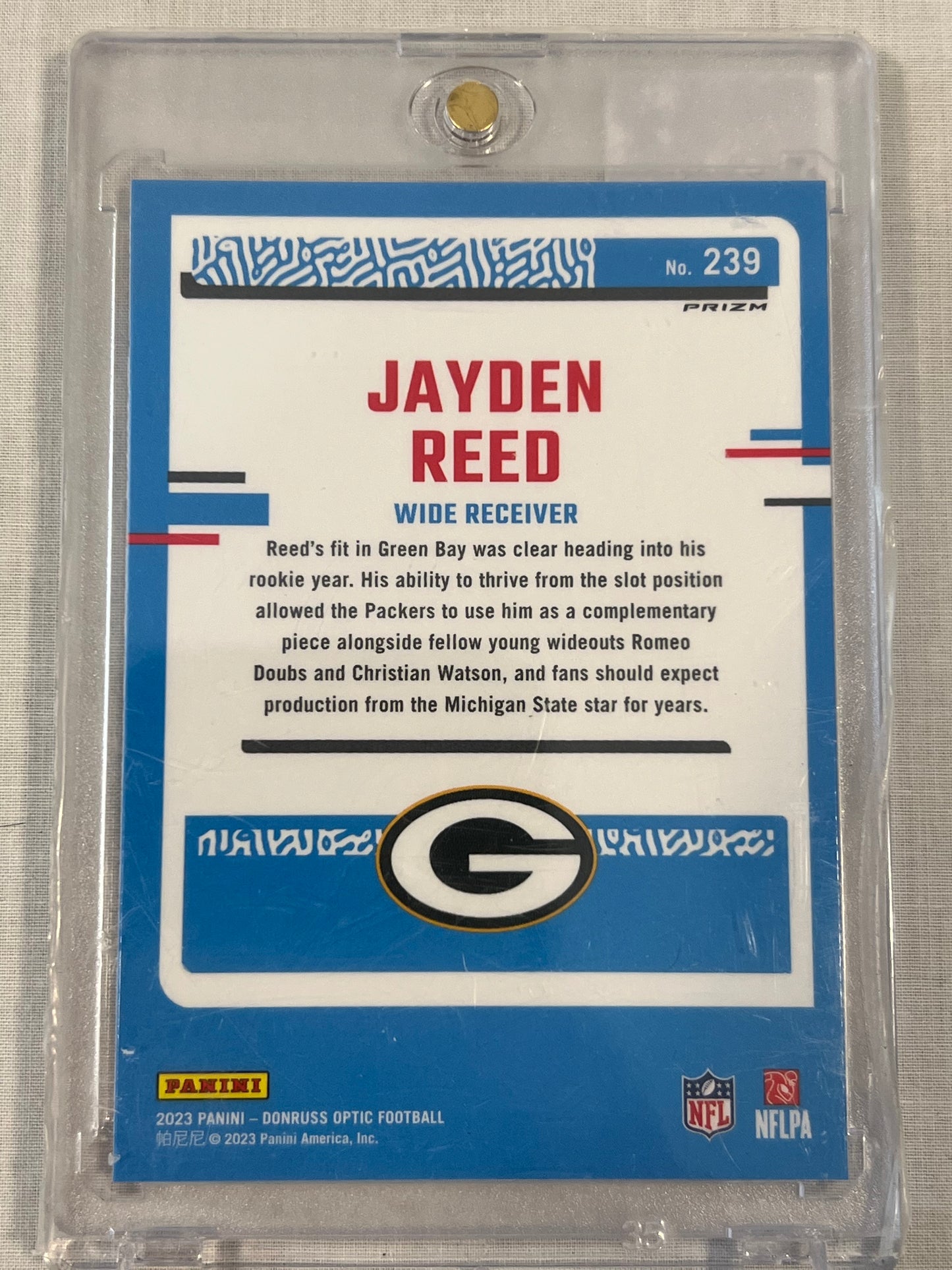 Jayden Reed Purple Shock Rookie