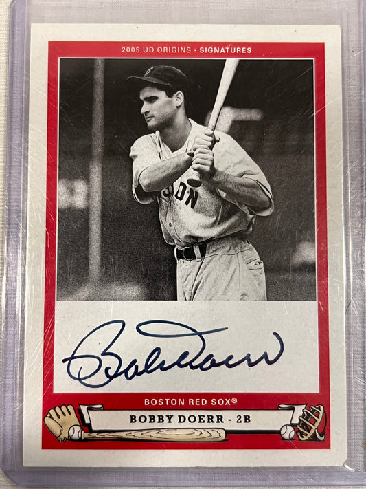 Bobby Doerr Red Sox Auto