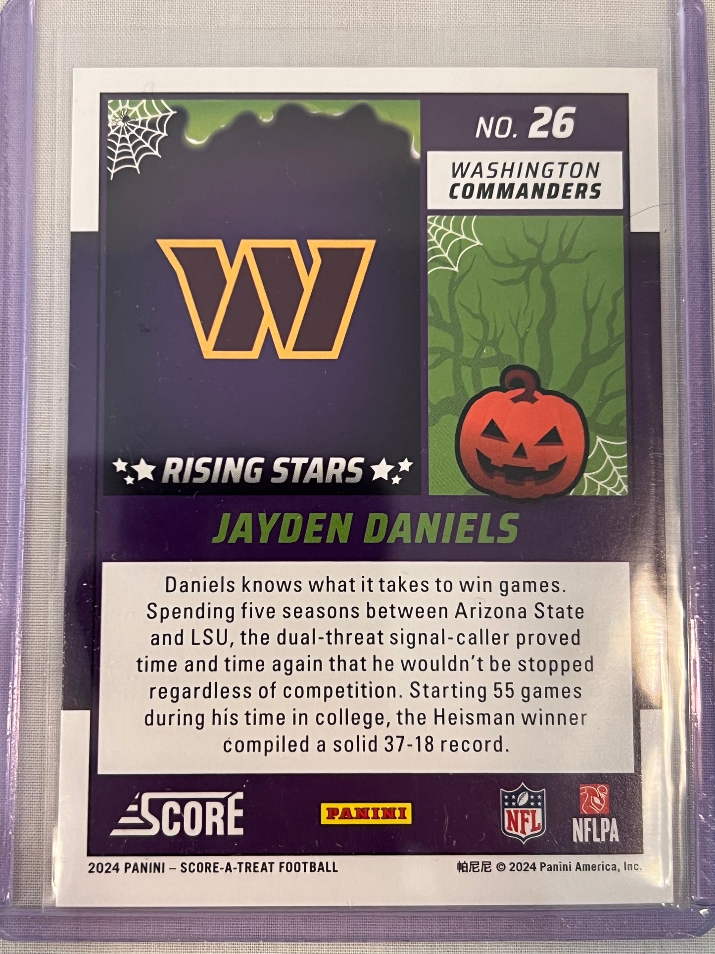 Jayden Daniels Score-A-Treat Rookie