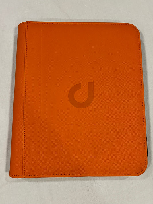 Orange Top Loader Binder
