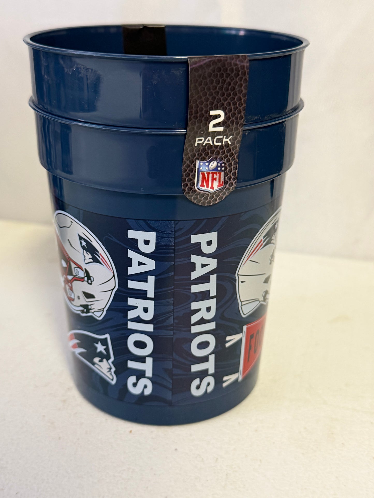New England Patriots 2 Pack Cups