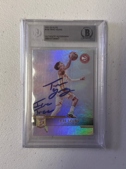 Trae Young “Ice Trae” Auto Beckett Certified