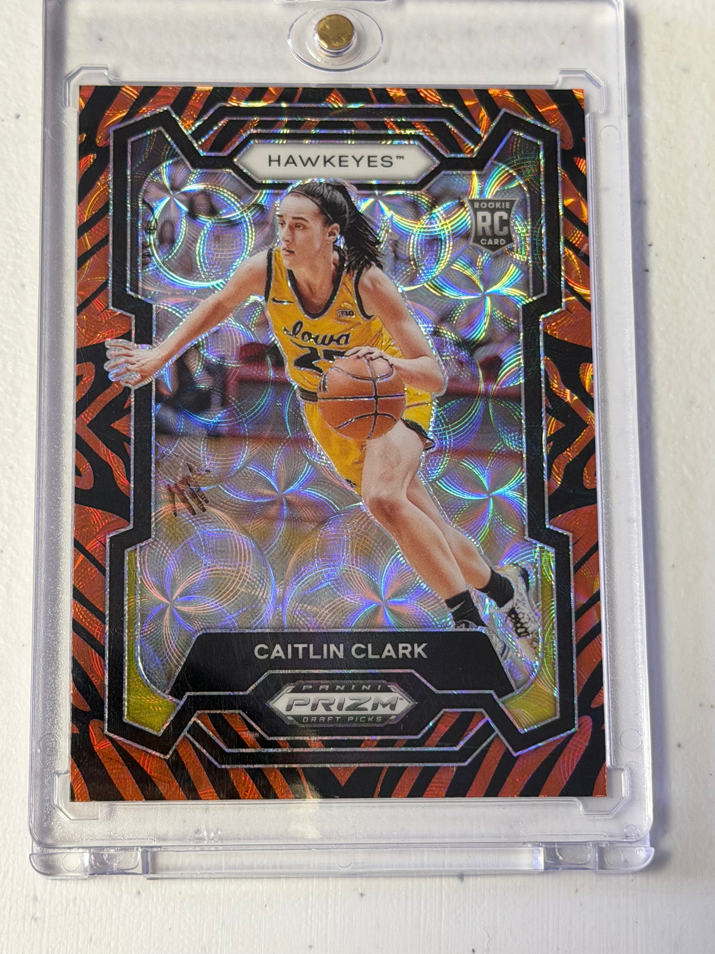 Caitlin Clark Tiger Stripe Rookie