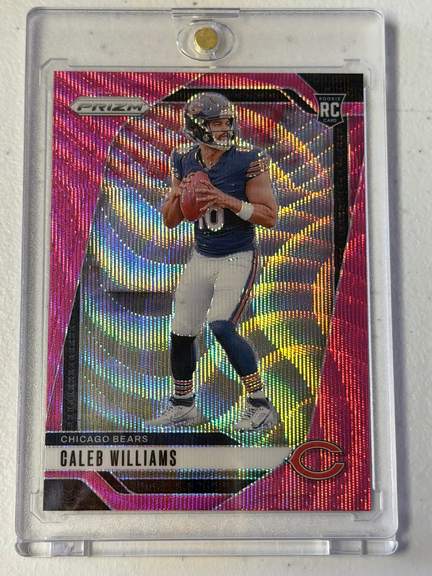 Caleb Williams Prizm Pink Rookie